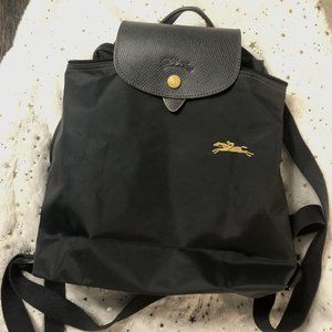 Longchamp Le Pliage Backpack- Gunmetal